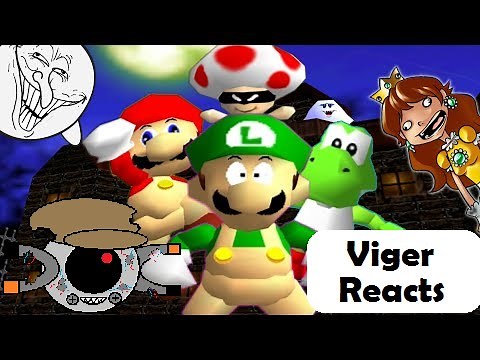 Viger Reacts to SMG4's "Retarded64: Boo Busters"