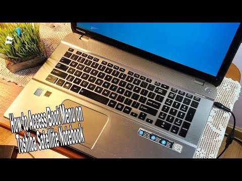 How to Access Boot Menu on Toshiba Satellite Notebook
