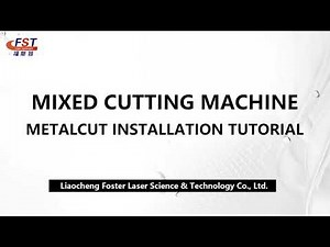 How to install ruida metalcut software for mixed co2 laser cutting machine