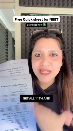 Garima Goel on Instagram: "Free Quick Sheet for NEET exam - Download Now ✅"