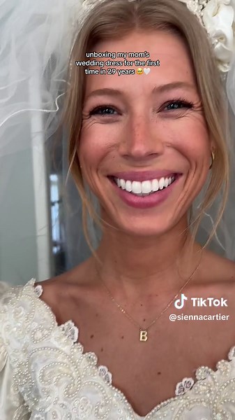 Unboxing Mom's 90s Wedding Dress After 29 Years