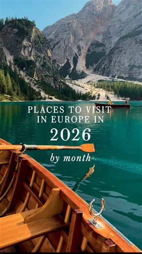 Kelsey Heinrichs on Instagram: "✈️ Places to visit in Europe in 2026 ⬇️ by month 1. January = 🇮🇸 Iceland Winter is peak season for seeing the Northern Lights, with long dark nights, snowy landscapes + warming up in geothermal spas. 2. February = 🇮🇨 Canary Islands These islands are Europe’s closest tropical escape – expect sunny days averaging 20–23°C. Gran Canaria & Tenerife are ideal for winter sun, coastal walks, volcanic hikes & relaxed beach days. 3. March = 🇵🇹 Lisbon, Portugal Lisbon