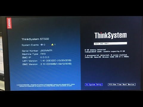 Lenovo thinkserver SR650 RAID configuration | XClarity Provisioning Manager ThinkSystem ST550