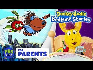 DONKEY HODIE Bedtime Stories | Amazing Radish and Super Porcupine Bounce Day | PBS KIDS for Parents