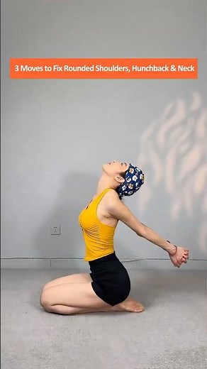 These 3 Posture Exercises Help Fix Rounded Shoulders, Hunchback and Forward Head Fast