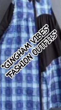 GINGHAM VIBES 🔥 Stylish Fashion Outfit Ideas #Shorts #gingham#fashiontrends