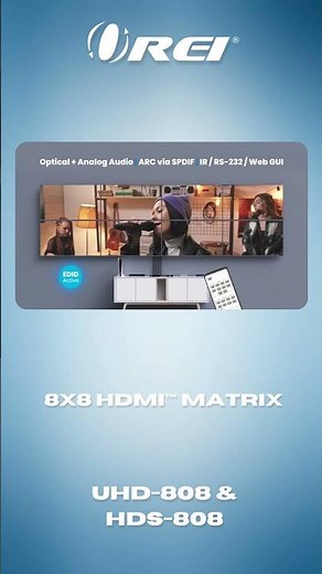 Need to Route 8 HDMI Sources to 8 Displays? 🤔 8x8 Matrix #hdmimatrix