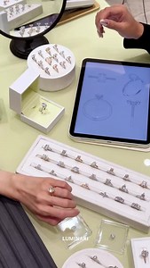 Take your time, try a few, and see what fits your style perfectly. 💍✨ No pressure — just moments made for you. . Line (@)luminari Tel: 092-423-6428, 099-323-6469 📍 Showroom at Sukhumvit 77 | Luminari - Bespoke Lab Grown Diamond Jewelry