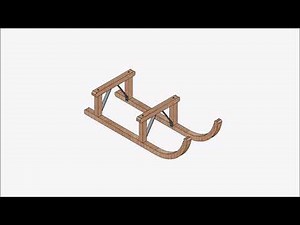 Build plans for DIY wooden sled plan, easy woodworking plans for sleigh