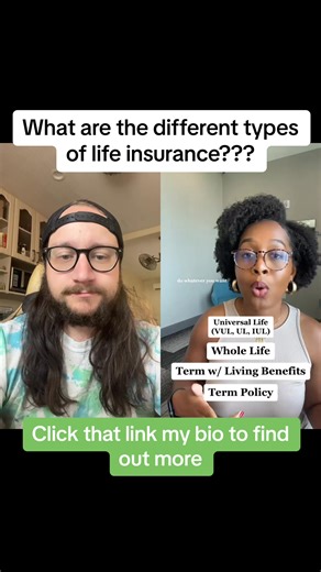 Why are there so many types of life insurance? Well they all work a little different Here's the different types of life insurance and some ways you can use them to your advantage! If you don't believe me just click the link in my bio and get started FAST.  Don't forget to follow and smash that share button for me #thereelig #inspirational #motivation #financial #lifeinsurance #wealthbuilder #GotLife | Brandon Binkley | Facebook