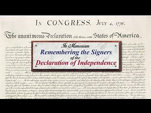 The Signers of the Declaration of Independence
