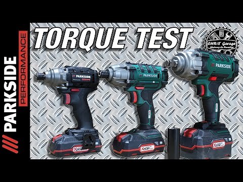 PARTE 1: TORQUE TEST tra i 3 Avvitatori ad Impulsi (a percussione) della PARKSIDE