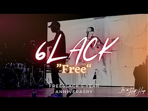 6LACK x Free - LIVE in Atlanta 🔥 #Free6LACK Anniversary Concert 2021