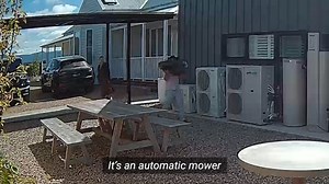 Adrian Portelli removes goods from The Block house