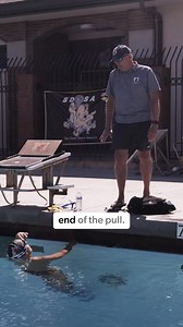 In our final scull progression drill, the emphasis is on perfecting the finish of the pull. It's common for swimmers to mistakenly maintain a straight wrist as they complete the pull, which results in propulsion directed downward rather than forward. This drill specifically targets the dorsi flexing of the wrist at the end of the pull, ensuring that the propulsion continues in a forward direction. By focusing on this wrist movement, swimmers can enhance their efficiency and speed in the water. |