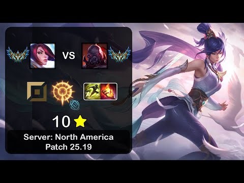 Fiora Top vs Sion - NA Challenger - Patch 25.19