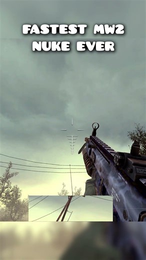 fastest mw2 nuke ever? #callofduty #cod #nostalgia