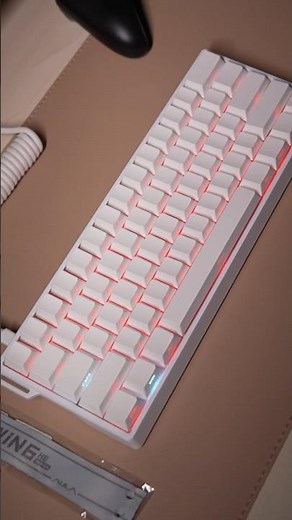 AULA WIN60 HE Keyboard in White#shorts