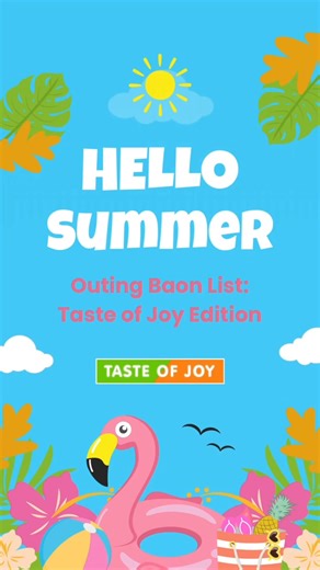 🌞 Mga Pwedeng Ibaon sa Outing – Taste of Joy Edition! 🍱✨ Kapag outing, dapat puno ng saya at sarap! Huwag kalimutan magdala ng mga paborito at hassle-free na pagkain mula sa Taste of Joy para siguradong busog at masaya ang buong barkada o pamilya! 😋 Ikaw, anong baon mo kapag outing? Comment below! ⬇️ #TasteOfJoy #OutingBaon #SarapKasama #SummerFoodTrip | Taste of Joy