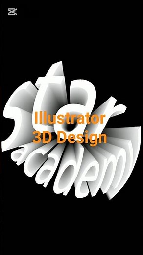 3D Text Tutorial, Learn how to turn simple text into clean 3D. #illustrator #3Dtext #graphicsdesign