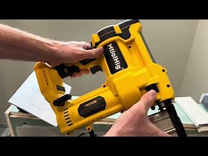 Review of a Cordless 2" Brad Nailer Dewalt Bettery #Review #diy #nailgun