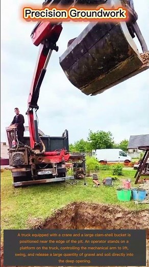 Precision Groundwork: Clamshell Bucket Excavation