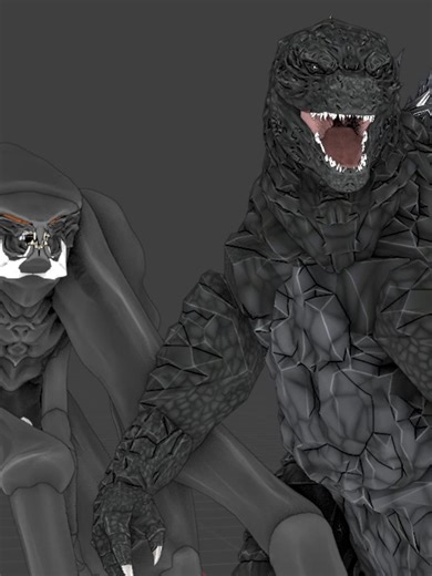 Godzilla vs King Kong: Epic Blender Animation