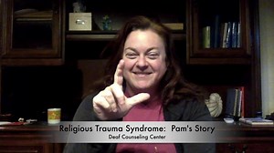 The psychological effects of Religious Trauma Syndrome (RTS) can last for many years after someone leaves a religious group. Pamela shares the pain she endured when a rape led her to become involved in a church which held her responsible for the rape. She also identifies common patterns that some religious groups use to gain control over members. #religioustraumasyndrome The transcript is in the comment section. ______________________ Est. 2001. Deaf Counseling Center provides both #teletherapy 