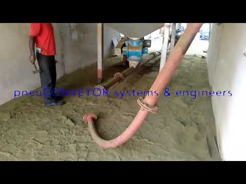 Pneumatic powder conveying