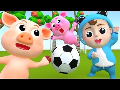 Con Heo Đất Remix 🐖 Nhạc thiếu nhi sôi động vui nhộn, Heo con đá bóng