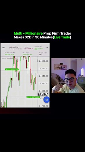 MILLIONAIRE Trader Makes $2000 LIVE🚨