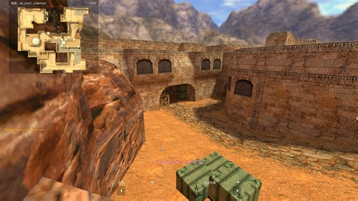 cs起源最好的一版1.6沙漠--de_dust2_oldschool