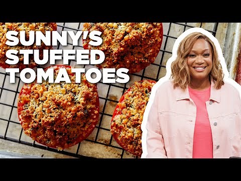 Sunny Anderson's Stuffed Tomatoes | Cooking For Real | Food Network