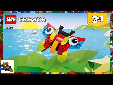 LEGO instructions - Creator - 30581 - Tropical Parrot (Book 2)