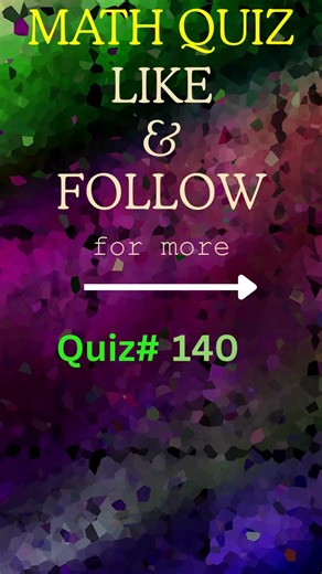 140 Math quiz