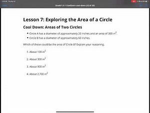 IM GRADE 7 UNIT 3 LESSON 7 COOL DOWN