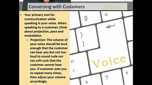 How to Converse with Customers