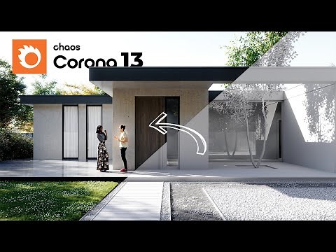 Exterior Visualization From Start To Finish in Chaos Corona 13 and 3ds Max