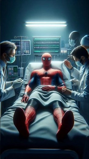 Spider-Man Hospital Scene | Emotional Superhero Story 🕷️💉