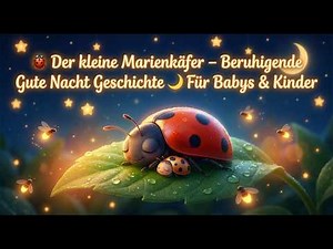 🐞 Der kleine Marienkäfer – Beruhigende Gute Nacht Geschichte 🌙 Für Babys & Kinder