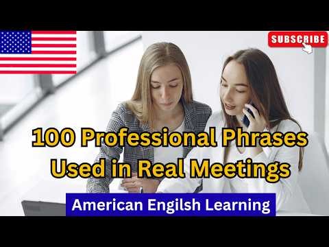 Business English at Work | 100 Professional Phrases Used in Real Meetings