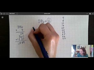 Relating partial products to the standard algorithm for multiplication