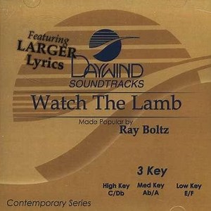 Watch the Lamb, Accompaniment CD