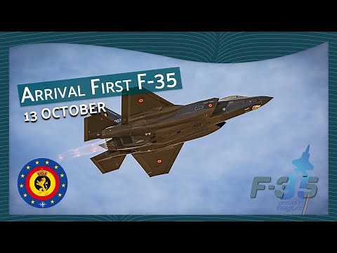 F-35 arrival in Belgium - Live stream