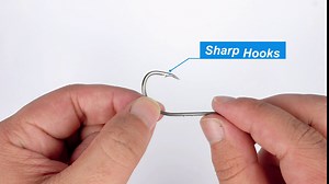 Octopus Hooks Baitholder Fishing Hook, 100pcs Sharp Barbed Bait Holder Hooks High Carbon Steel Circle Hook for Freshwater Saltwater