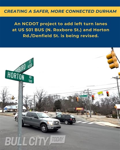 1.4K views | We’re helping to create a safer, more connected Durham through the revision of an NCDOT project at a busy intersection in North Durham. We share why the project is being revised and what the plans include now on Bull City Today. | City of Durham, NC Government | Facebook
