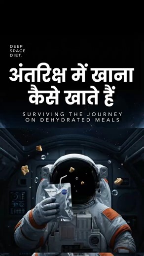 अंतरिक्ष यात्री खाना कैसे खाते हैं? | Space Food Explained | Space Facts in Hindi