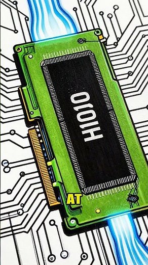 Which AI chips power the latest Nvidia H100 GPUs