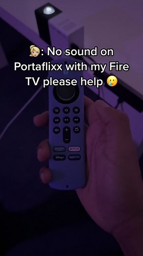 No sound with Fire TV?