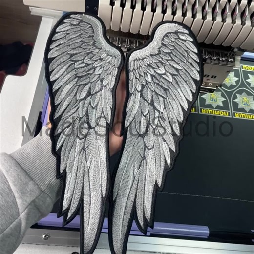 Embroidered Angel Wings Back Set Patches Large Iron on Patch for Jackets Patch for Custom Gift - Etsy